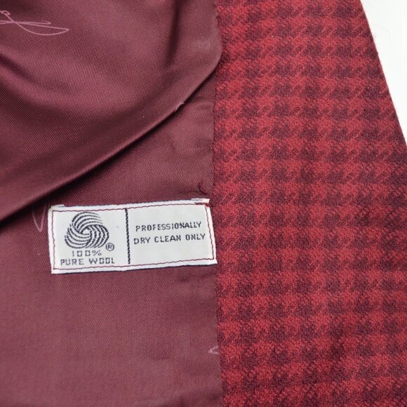 Vintage Joseph Picone Houndstooth Blazer - Picture 3 of 6